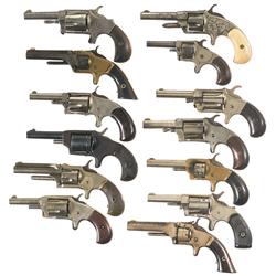 Thirteen Spur Trigger Revolvers