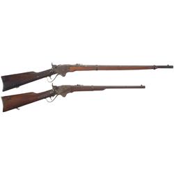 Two U.S. Spencer Long Guns