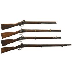Four U.S. Springfield Long Arms