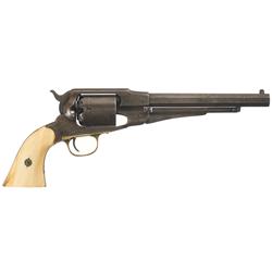 Remington New Model Army Percussion Revolver with Ivory Grips