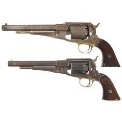 Two Remington Percussion Revolvers
