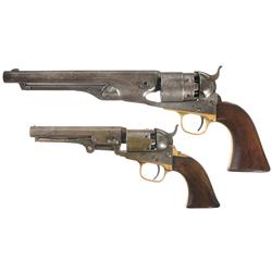 Two Antique Colt Percussion Revolvers