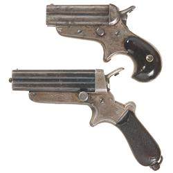 Two Pepperbox Pistols