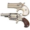 Image 1 : One Remington Derringer and One Colt Revolver