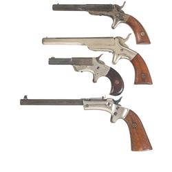 Four Single Shot Pistols