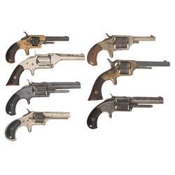 Seven Spur Trigger Revolvers