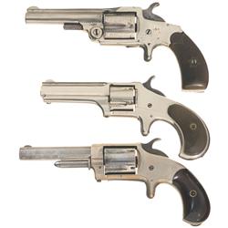 Three Antique Revolvers