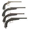 Image 1 : Four Single Shot Pistols