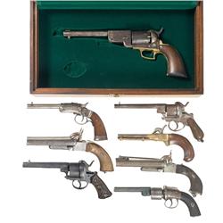 Four Revolvers and Four Pistols