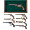 Image 1 : Four Revolvers and Four Pistols