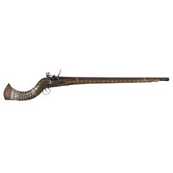 Arabic Miquelet Musket with Extensive Pearl Stock Inlays