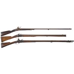 Three Antique Long Guns