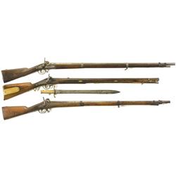 Three European Muskets