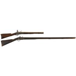 Two Flintlock Long Guns