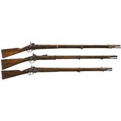Three Percussion Long Guns