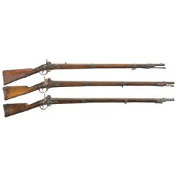 Three Percussion Long Guns