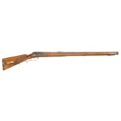 Engraved Austrian Percussion Rifle