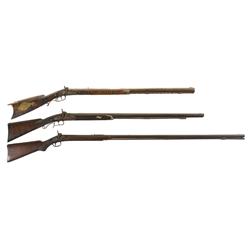 Three Percussion Long Guns