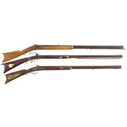 Three Percussion Conversion Kentucky Rifles