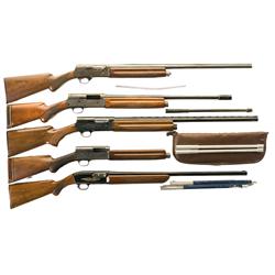 Five Browning Shotguns