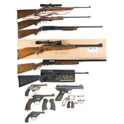 Five Handguns, Two Shotguns, Two Rifles, Air Rifle and Air Pistol