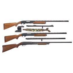 Three Remington Slide Action Shotguns