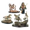 Image 1 : Four Native American Sculptures by Christopher Pardell