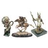 Image 1 : Three Native American Sculptures by Christopher Pardell