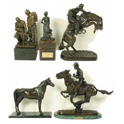 Five Bronze Sculptures