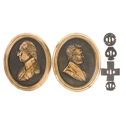 Four Tsubas and Two Bronze Plaques