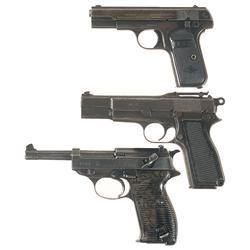 Three Semi-Automatic Pistols