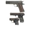 Image 1 : Three Colt Semi-Automatic Pistols