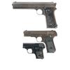 Image 1 : Three Colt Semi-Automatic Pistols