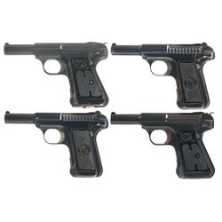 Collector's Lot of Four Savage Semi-Automatic Pistols