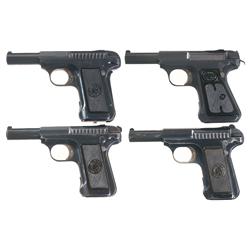 Collector's Lot of Four Savage Semi-Automatic Pistols