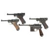 Image 1 : Four German Semi-Automatic Pistols
