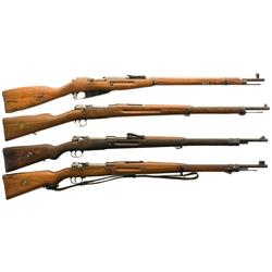 Four Bolt Action Martial Rifles