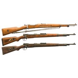 Three Bolt Action Martial Rifles