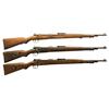 Image 1 : Three Mauser 98 Bolt Action Rifles