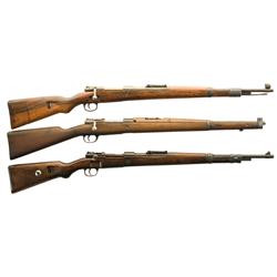 Three Bolt Action Rifles