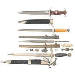 Four Nazi Daggers