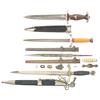 Image 1 : Four Nazi Daggers