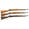 Image 1 : Three Model 98 Bolt Action Rifles