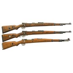 Three European Bolt Action Military Rifles