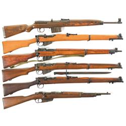 Five Rifles and One Shotgun