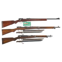 Three Japanese Bolt Action Rifles