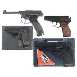 Three Semi-Automatic Pistols and One Air Pistol