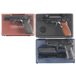 Three Semi Automatic Pistols