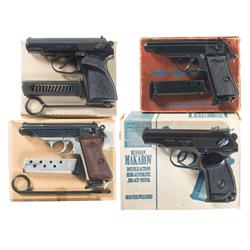 Four European Semi-Automatic Pistols