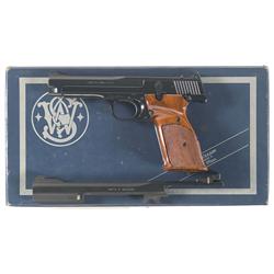 Smith & Wesson Model 41 Semi-Automatic Pistol with Extra Barrel and Box